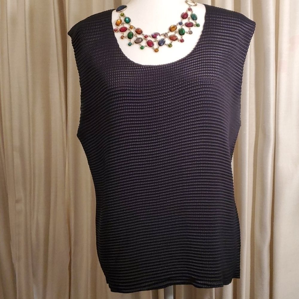 Ashley Stewart black shell size 4x